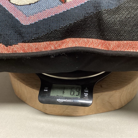 🔴 Vintage - New - Betty Boop Biker Tapestry Woven Pillow - Collectible - Rare - Picture 10 of 10